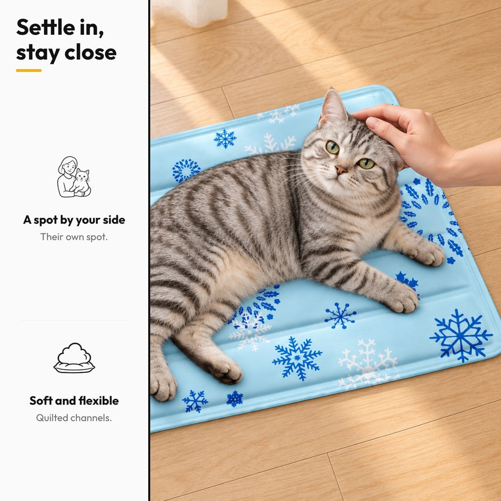 Lazy Day gel pet mat – Settle in, stay close