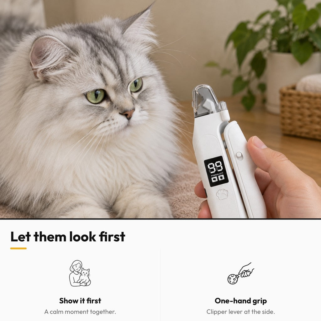 Paw Trim nail clipper and grinder – Let them look first