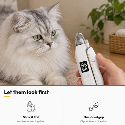 Paw Trim nail clipper and grinder – Let them look first