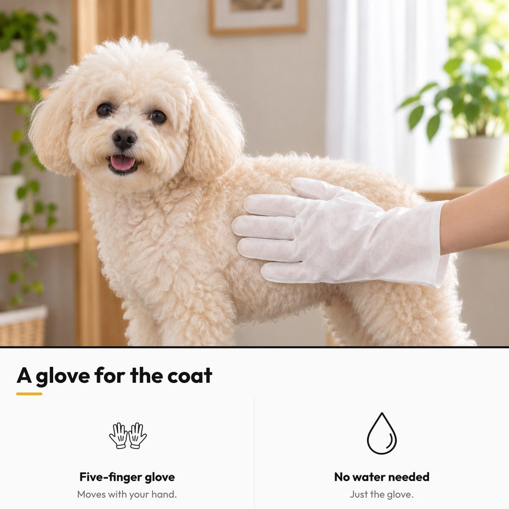 Pat & Clean – A glove for the coat