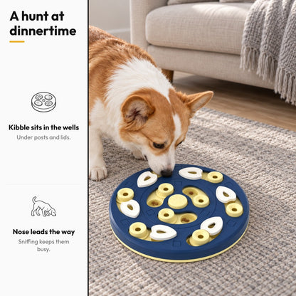 Food puzzle plate – A hunt at dinnertime