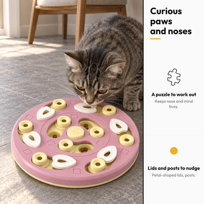 Food puzzle plate – Curious paws and noses