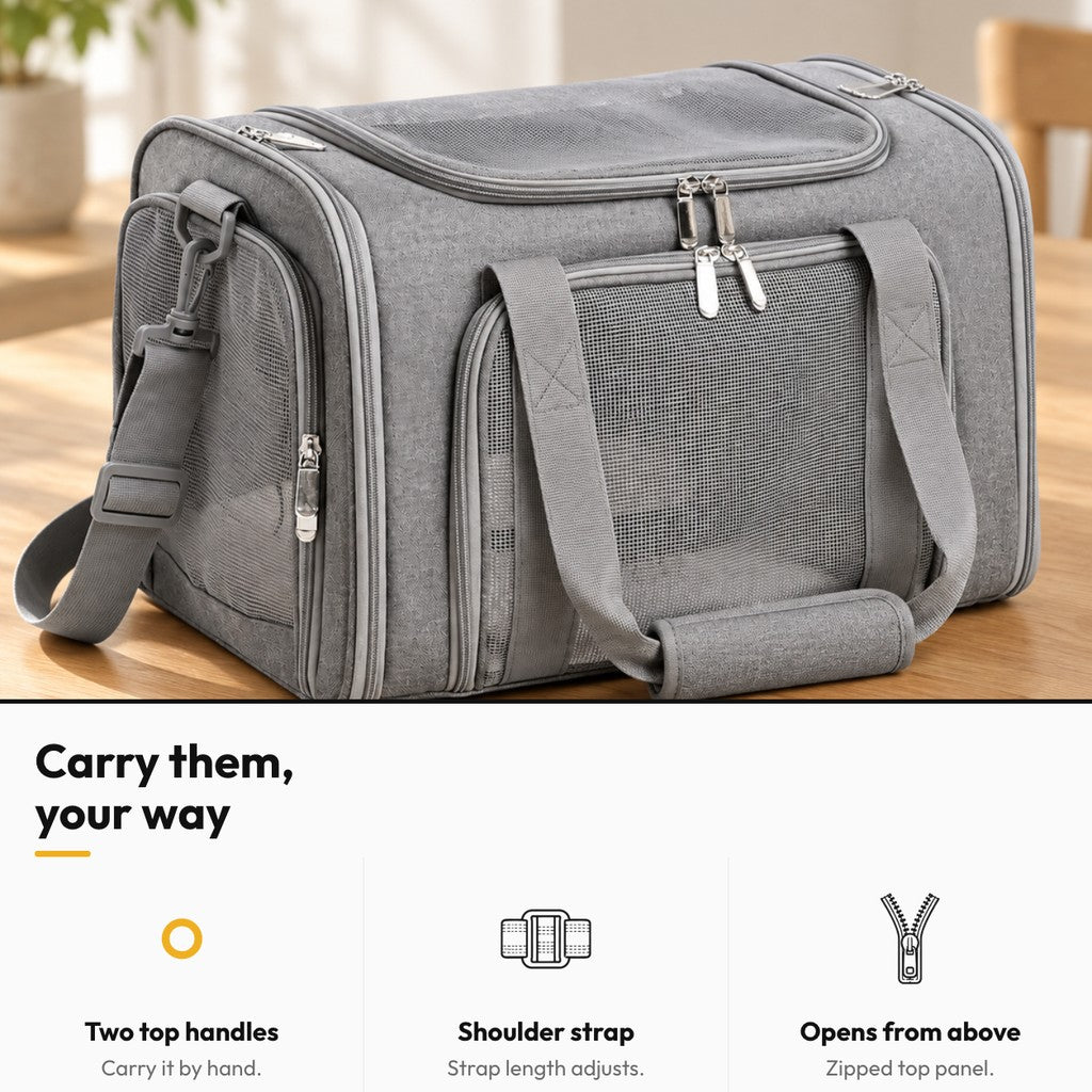 Pet carrier bag – Carry them, your way