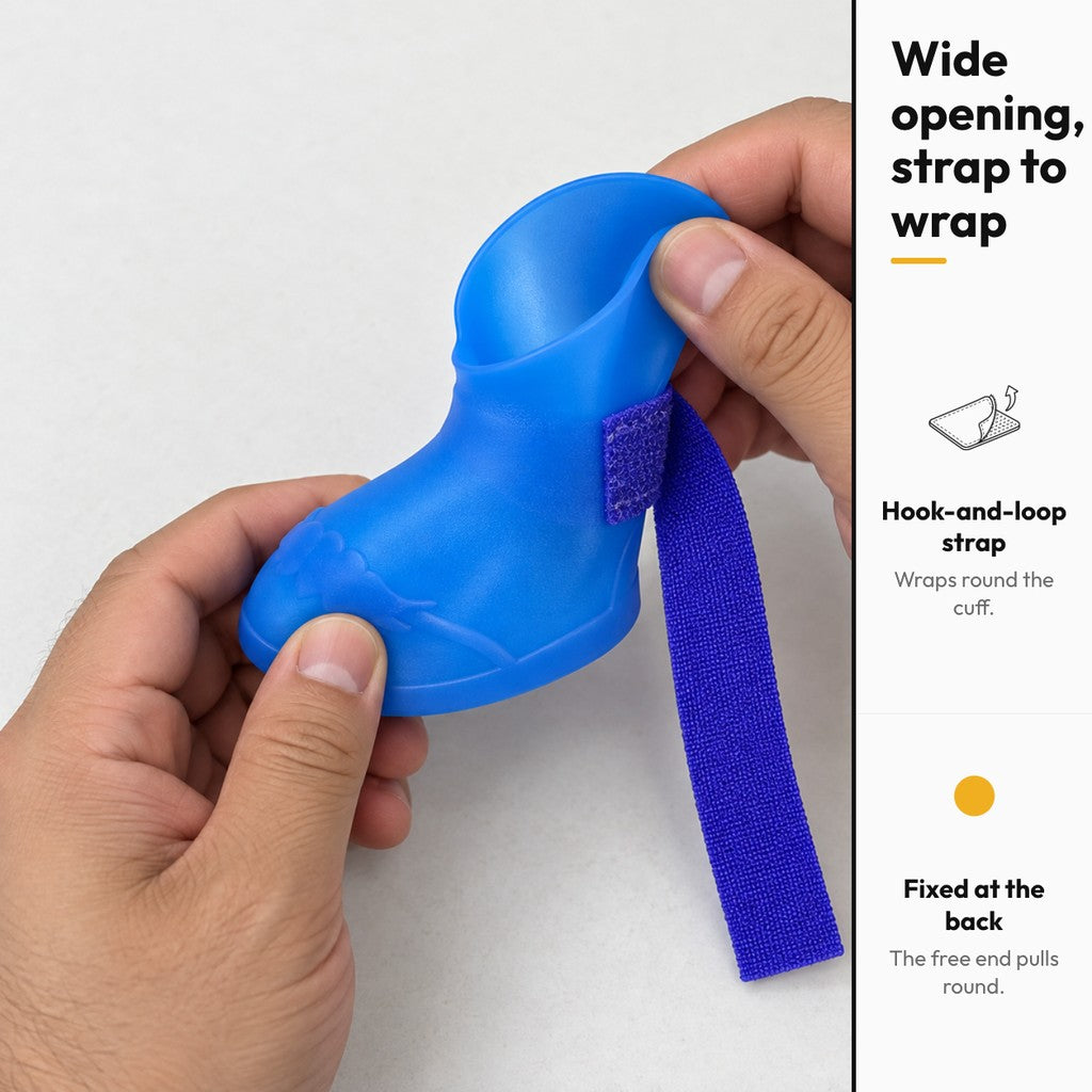 Paw Steps – Wide opening, strap to wrap