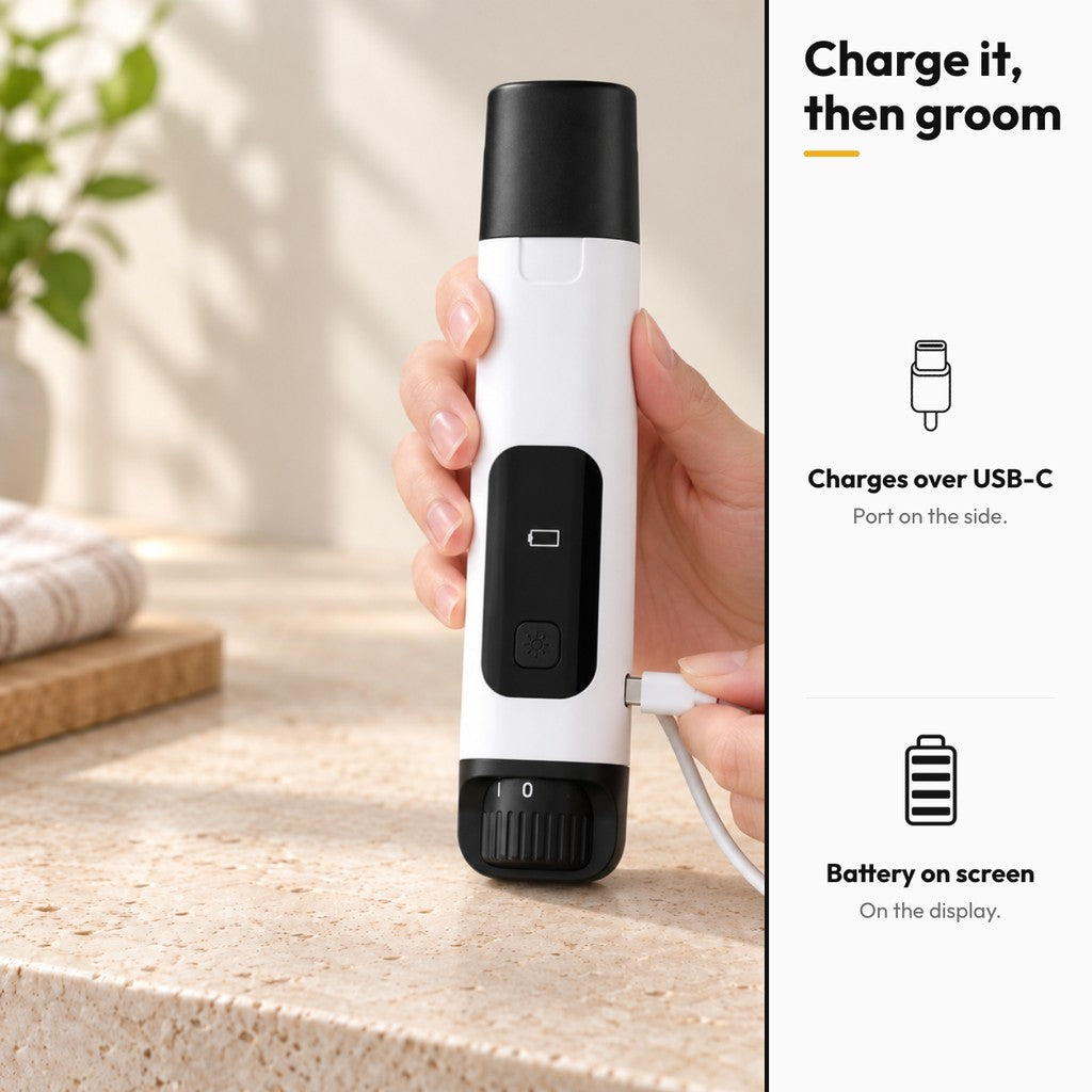 Neat Nails – Charge it, then groom