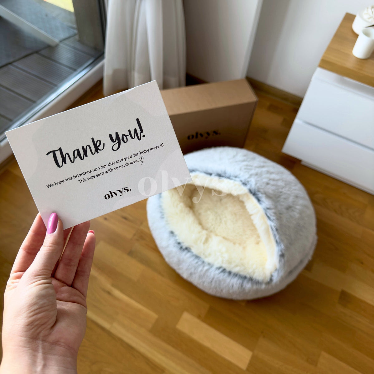 Cocoon Bed — Hooded and Warm