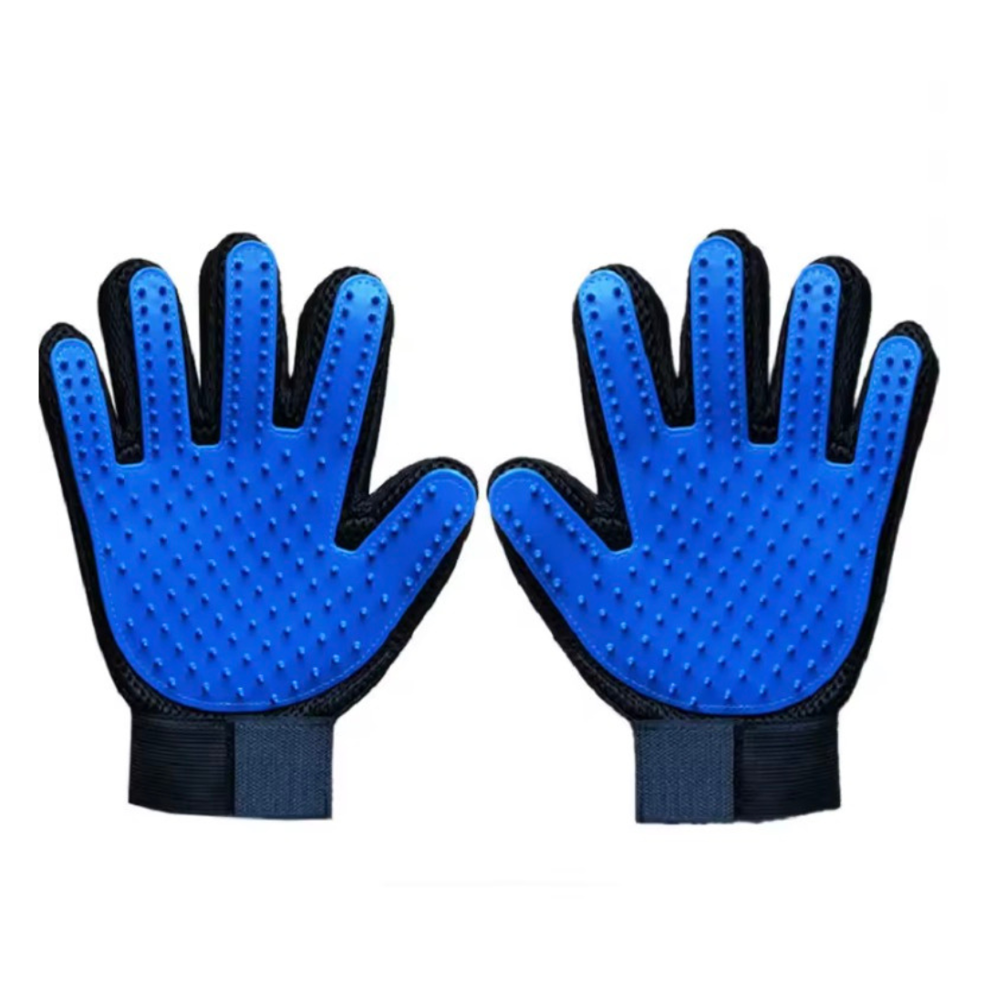 Five-Finger Grooming Gloves — Pair