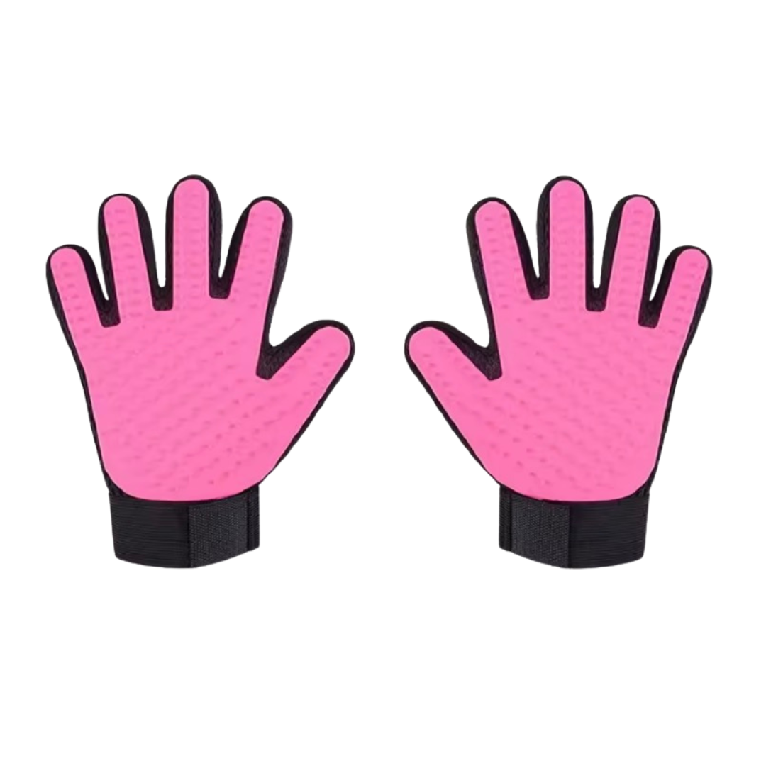 Five-Finger Grooming Gloves — Pair