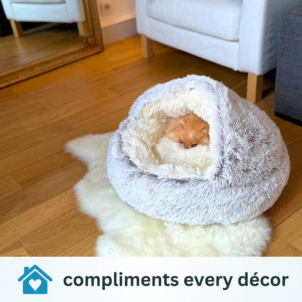 Cocoon Bed — Hooded and Warm