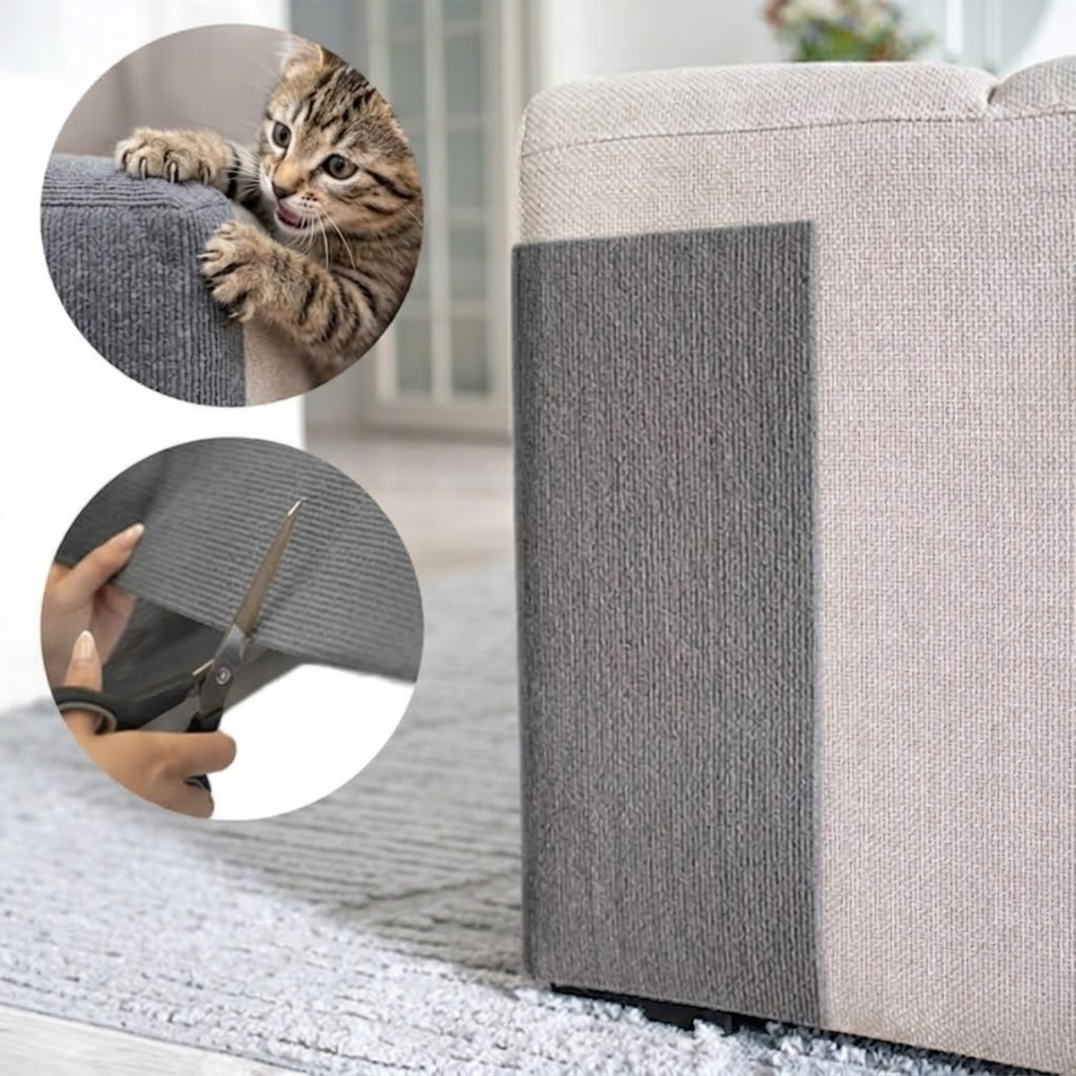 Stick-On Sofa Scratch Panel