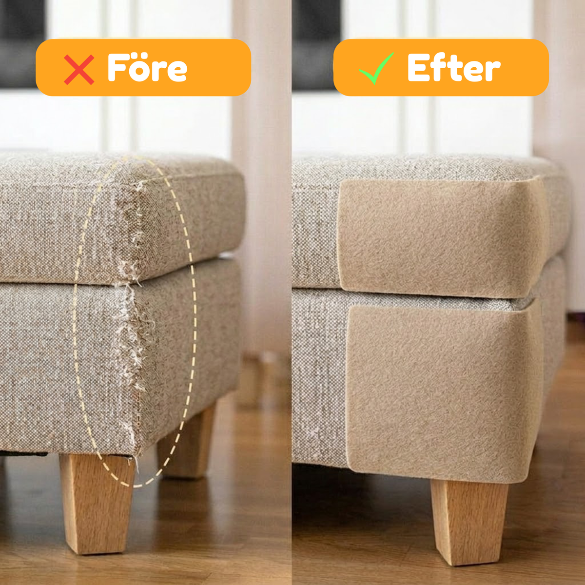 Stick-On Sofa Scratch Panel