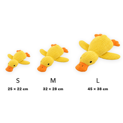 Calm Duck sizes: Small 25 x 22 cm, Medium 32 x 28 cm, Large 45 x 38 cm