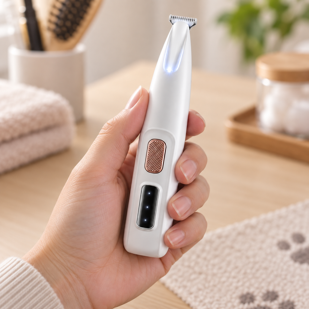Paw Trimmer — how big the trimmer is in the hand