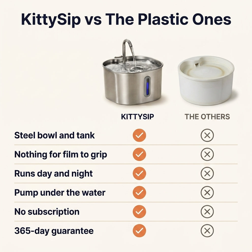 KittySip Cat Water Fountain