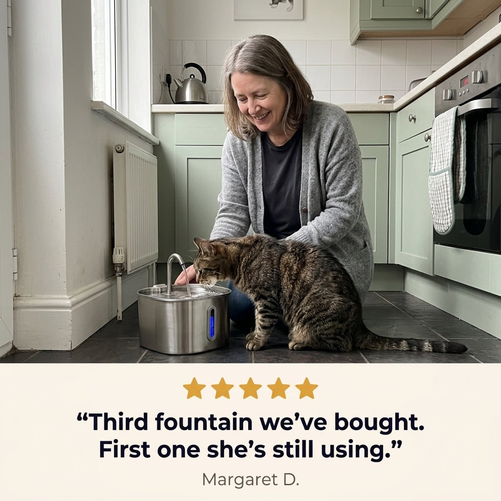 KittySip Cat Water Fountain